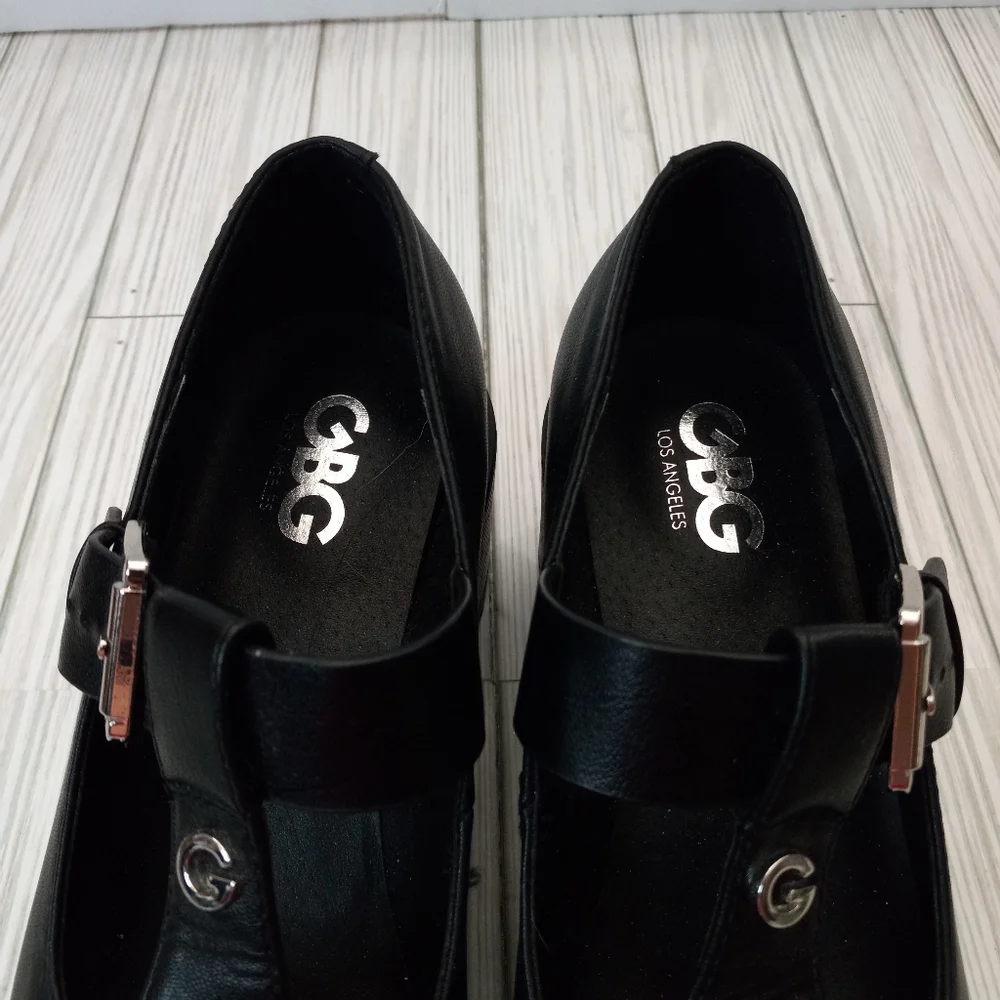 GBG Los Angeles Chunky Platform Mary Jane Shoes